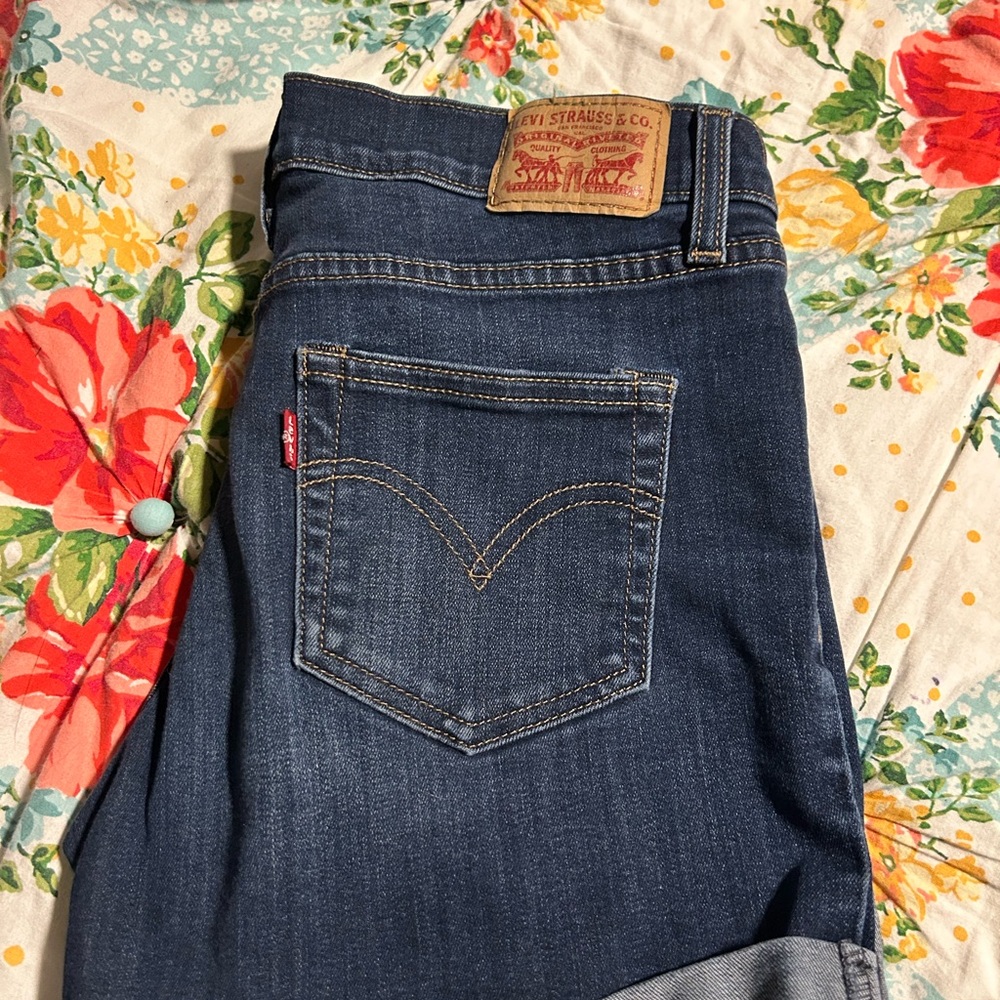 Levi's Blue Jean Shorts Vintage Denim Style